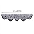 thumbnail image 3 of Halloween Web Brocade Fireplace Mantel Scarf, European Lace Spiderweb Tablecloth Runner, Fabric Cover for Home Dining Table Room Decor, Lazyguy, 3 of 6