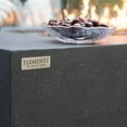 thumbnail image 6 of Elementi Andes Propane Fire Pit for Outside Outdoor Firepit Table with Internal Tank Holder Firepit Concrete Rectangular Fire Table Patio Heater Fireplace 60,000 BTUs - Dark Grey, 66 x 32 Inches, 6 of 10