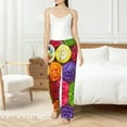 thumbnail image 6 of Lsque Brightly Colored Cupcakes Print Women's Pajama Pants, Lounge Pant - Comfortable Home Wear,Elastic Waistband, Stylish Design-Small, 6 of 9