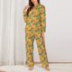 thumbnail image 2 of Fotbe Easter Conjunto de Pijama de Manga Larga para Mujer con Estampado, Ropa de Dormir de 2 Piezas, Conjunto de Casa Suave y Cómodo con Bolsillos-X-Large, 2 of 7