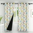 thumbnail image 2 of Lfeey Blackout Curtains for Girl Bedroom, Cute and Funny Butterfly Print, Metal Grommets, 42x72 Inches, 2 Piece Set, 2 of 6