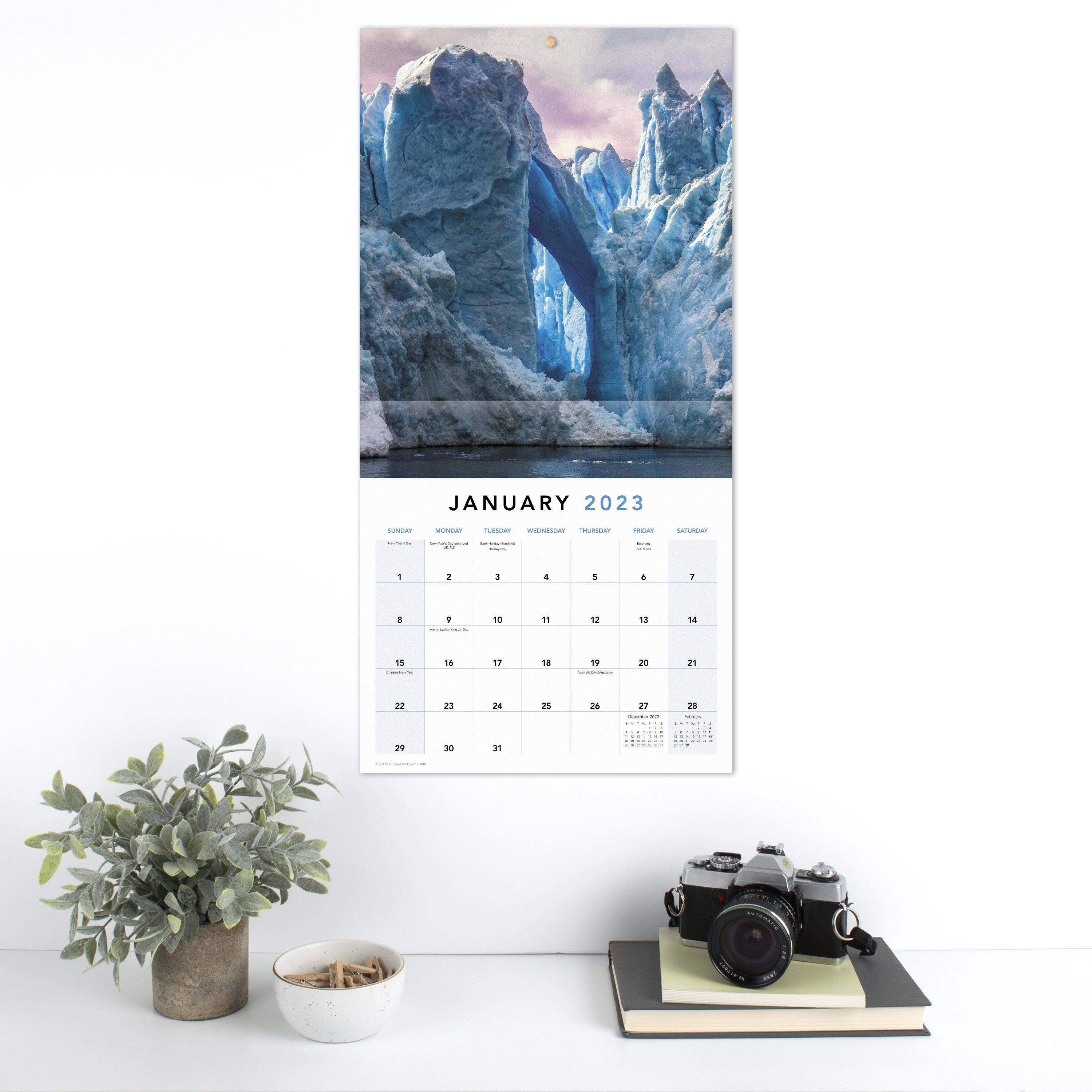 2023 Wall Calendar, Mother Nature, 12" x 12" by Mead (WMET091023)