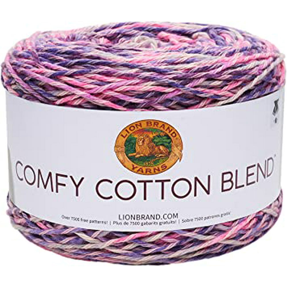 Lion Brand Comfy Cotton Blend Soothing Lavender Yarn, 392 Yd. Walmart