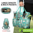 thumbnail image 2 of Garden Tool Bag,Husky and Coffee Garden Tool Organizer,Garden Gifts,Waterproof Multi-Pocket Garden Tool Storage 11.8x5.5x11.4 Inch(Tools NOT Included), 2 of 6