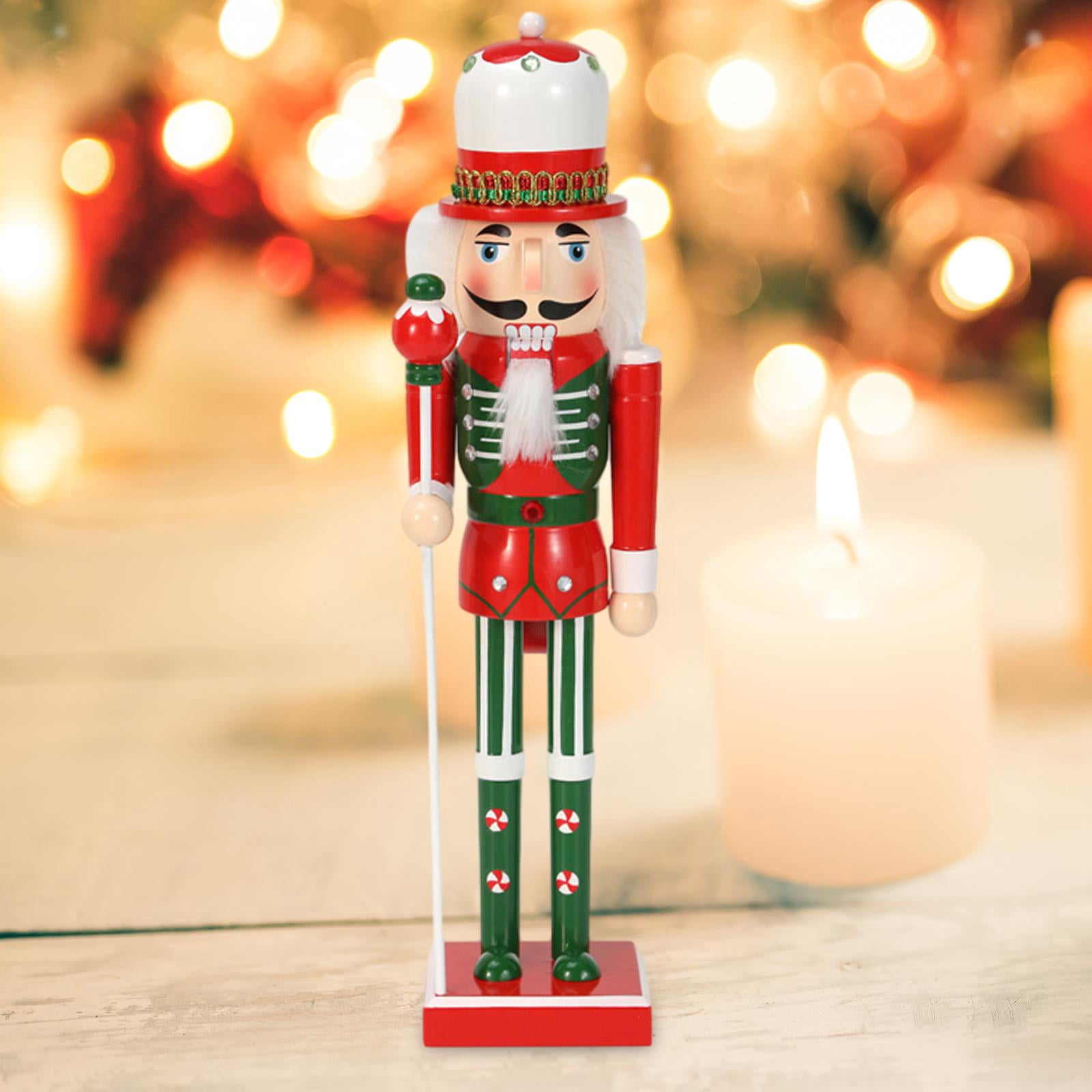 Casse-Noisette Décoratif Chef Cuisinier 36 Cm | Décoration De Noël En Bois Pour Cheminée Ou Table - 3