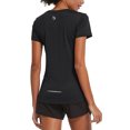 thumbnail image 5 of BALEAF Women's Athletic Short-Sleeved Running T-Shirts Lightweight Quick Dry lightweight Workout Yoga Crewneck Tops Black Size M, 5 of 8