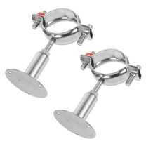 Homoyoyo Stainless Steel Pipe Support Bracket, , 2 Pieces, , Easy Installation, Versatile Use for Plumbing and Home
