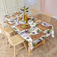 thumbnail image 5 of Yorkie Dog and Flower Florals Rectangle Tablecloth 60"x102",Waterproof Polyester Rectangle Table Cloth, Wipeable Spillproof Polyester Tablecloth for Dining, Camping, Indoor and Outdoor, 5 of 6