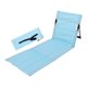thumbnail image 2 of Asiento de suelo plegable para acampar con respaldo, silla de suelo plegable, cómoda para Azul claro, 2 of 8