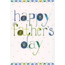Pictura Happy Father's Day Thin Lined Lettering with Gold Foil Accents Father's Day Card