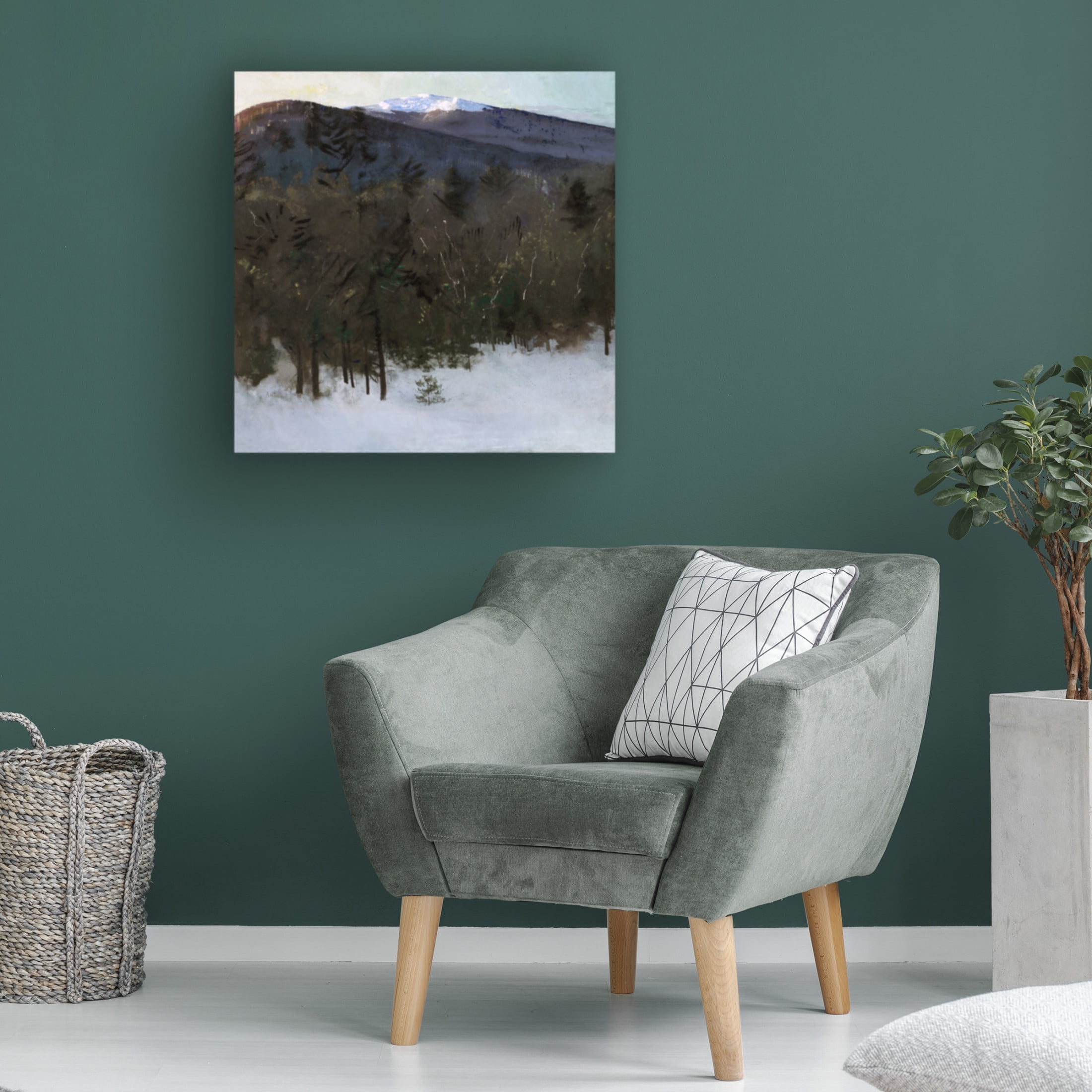 Trademark Fine Art Abbott Handerson Thayer Thayer Mountains II Canvas Wall Art