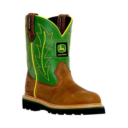 Children's John Deere Boots Leather Wellington (Best Wellington Boots For Walking)