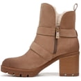thumbnail image 3 of Naturalizer Women's Verney Moto Water Repellent Bootie Brown Suede 11M, 3 of 5
