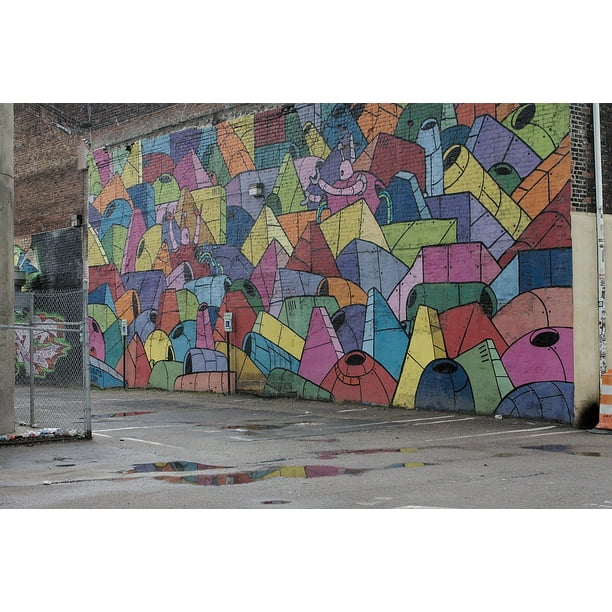 Peel N Stick Poster Of Wall Urban Virginia Graffiti Richmond Poster 24x16 Adhesive Sticker Poster Print Walmart Com Walmart Com