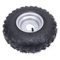 thumbnail image 1 of 6 Inch Tire, ATV Tire Enduring Rubber Front Rear Universal 145/70-6 Tire Puncture Resistant Tread Pattern with Rim for  Cart, 1 of 7