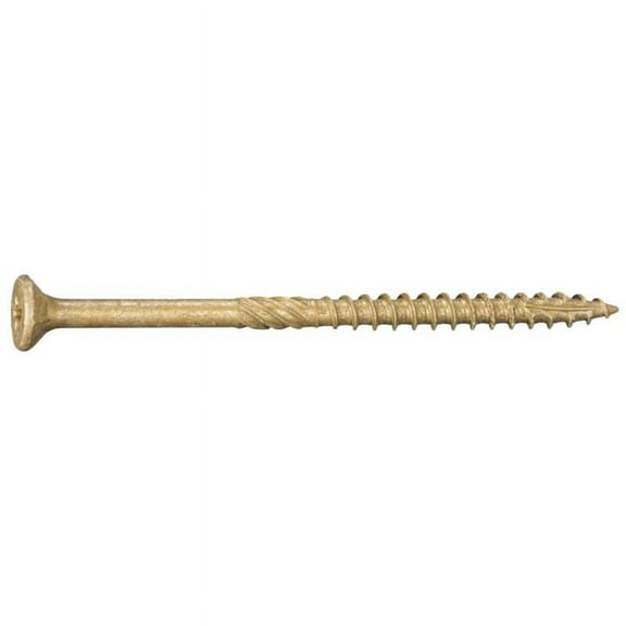 9 x 3" Star Drive Tan Deck Saberdrive Screws 5 lb. Box (363 pcs.)