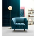 thumbnail image 3 of Chic Home Ella Accent Club Chair Velvet Upholstered Channel-Quilted, 3 of 7