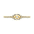 thumbnail image 3 of 1/10 Carat Evil Eye Diamond Ring in 10k Yellow Gold (Ring Size 9), 3 of 4