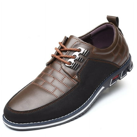 COSIDRAM Men Casual Shoes Fashion Business Luxury Dress Shoes Office Loafers Flats Black Sneakers for Male