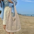 thumbnail image 6 of Crochet Bags Beach Tote bag Summer Beach Bag for Women Aesthetic Mesh Tote Bag Hippie Bag Knit Bag, 6 of 7