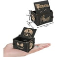 thumbnail image 2 of Halloween Music Box This is Halloween Wooden Engraved The Nightmare Before Christmas Hand cranked Mini Musical Box for Halloween Christmas Party Gift Home Decor, 2 of 7