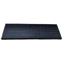 HomeRoots 576951 9 x 30 in. Black Rubber Outdoor Door Mat