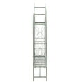 thumbnail image 4 of SAFAVIEH Eloise Outdoor Patio Arbor Bench, Antique Green, 4 of 11