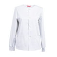 thumbnail image 1 of Veste de Sarrau pour Femmes, Tenue de Travail, Fermeture à Boutons-Pression à l'Avant, Veste de Réchauffement pour Sarraus, 1 of 4