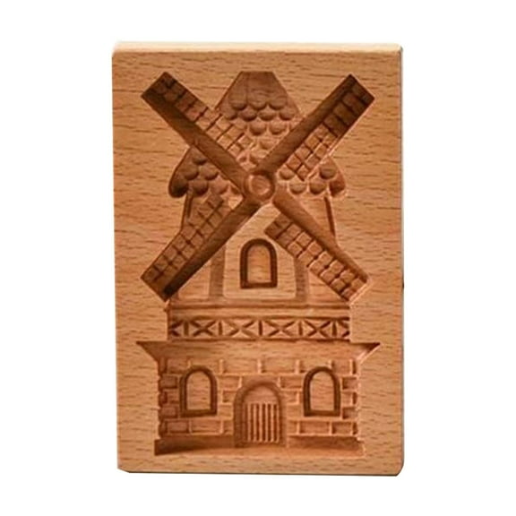 Ccgaton Store Fun DIY Wooden Shortbread Mold Heart Carved Gingerbread Cookie Mold Kitchen Cutter Molds(10x8x2cm) 2025 New