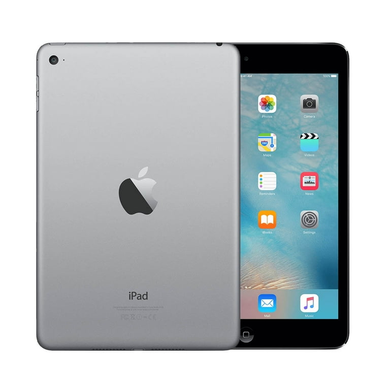 Apple iPad Mini 4, Wi-Fi, 128GB, Space Gray, Refurbished