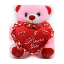6" Pink Valentine Gift Teddy Bear with "I Love You " Heart Stuffed Animal