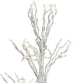 thumbnail image 5 of Northlight Lighted Cascade Twig Outdoor Christmas Tree - 6' - White - Clear Lights, 5 of 9