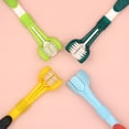 thumbnail image 4 of IC 5pcs Three Head Pet Toothbrush Dog Cat Cleaner, 4 of 5