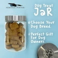 thumbnail image 3 of Great   Dog Treat Jar - 34 OZ Treat Jar with Airtight Screw-On Lid | Gift for Great  Owners | Expertly Crafted Pewter Glass, 3 of 5