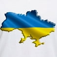 thumbnail image 3 of CafePress - Ukraine Pride Love Ukrainian Flag T Shirt - Womens Cotton V-Neck T-shirt, 3 of 4