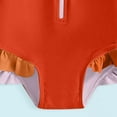 thumbnail image 5 of Gubotare Toddler Bathing Suit Baby/Toddler Girls Swimsuit Long Sleeve One-Piece Bathing Suit Rash Guard for Kids UPF 50+ Swimwear Size 18-24 Months (Red,18-24 Months), 5 of 6