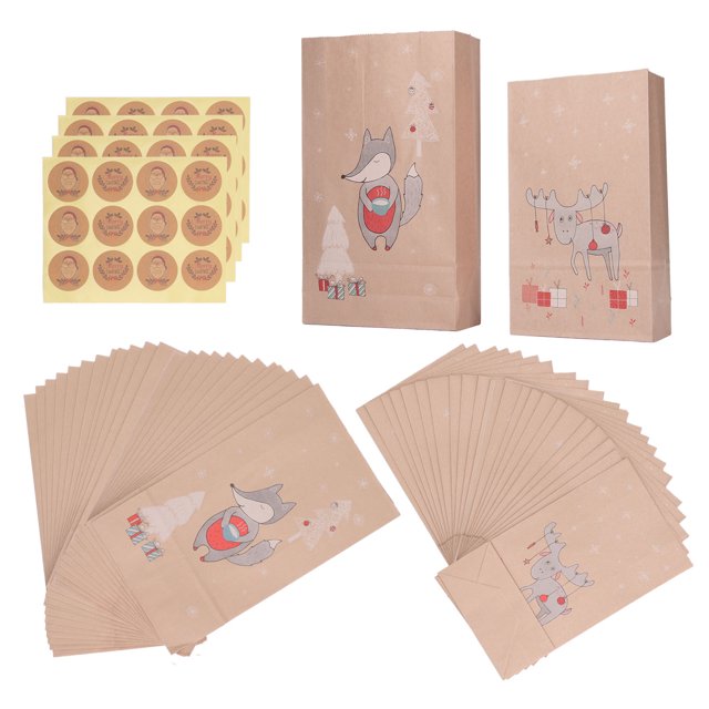 Gift Bag,48 PCS Christmas Gift Christmas Gift Bag Cute Gift Bag Enhanced Features