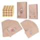thumbnail image 1 of 48 PCS Bolsa de regalo de Navidad Bolsa de regalo de papel Kraft con patrón lindo con pegatinas para fiestas de actividades navideñas, 1 of 5