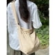 thumbnail image 2 of Bolso bandolera tipo bandolera tipo bandolera de lona para mujeres y hombres, color blanco, 2 of 6