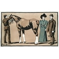 thumbnail image 2 of Penfield, Edward 24x16 White Modern Wood Framed Museum Art Print Titled - People and horse, 2 of 4