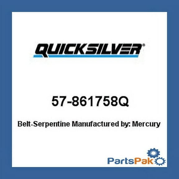 New Mercury Mercruiser Quicksilver Oem Part # 57-861758Q Belt