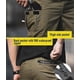 thumbnail image 3 of Men's Military Tactical Trousers Cargo Pants Multi Pocket Wear-resistant Waterproof Pants Male Hiking Casual Pants, 3 of 5