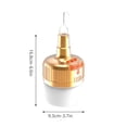 thumbnail image 3 of Fiudx Ofertas del día Luz esférica para puesto de exterior con luz LED esférica de alto brillo, luz envolvente con sonido Bluetooth y gancho para puesto, 3 of 7
