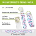 thumbnail image 2 of 500 Tyvek WristCo Wristbands for Events | Sprinkles + | Water-proof Tamper-Proof Designs Prevents Reuse – Premium Grade Bracelet for Hospitals & Medical ID, Party, VIP Identification, USA Made, 2 of 7
