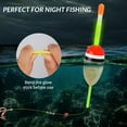 thumbnail image 2 of QualyQualy Lighted Fishing Slip Bobber  Wood/EVA Fish Float + Glow Sticks, Night Fishing Light Up Slip Bobber, 2 of 6