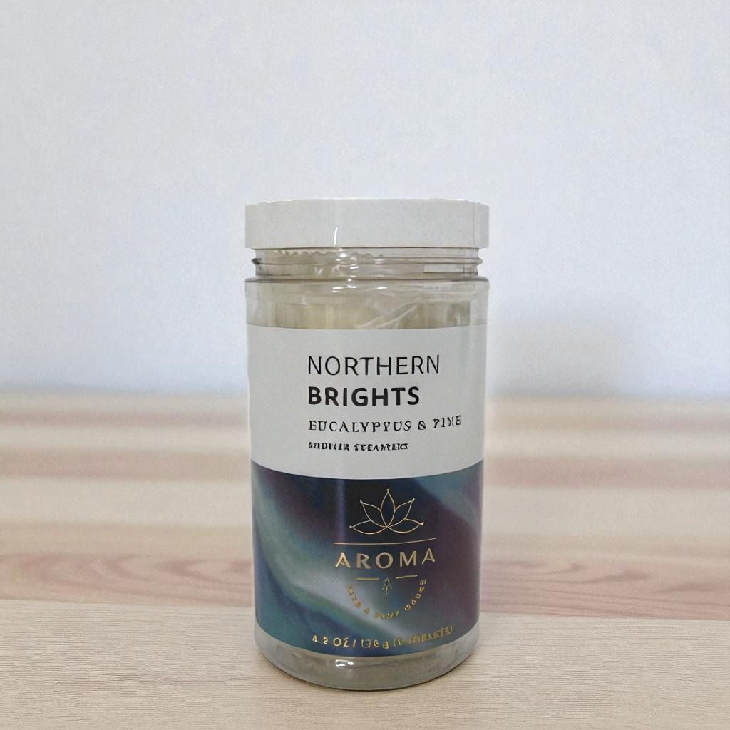 Bath and Body Works Northern Brights Eucalyptus & Pine Shower Steamers (Aroma) 4.8 oz / 136 g (6 Tablets)