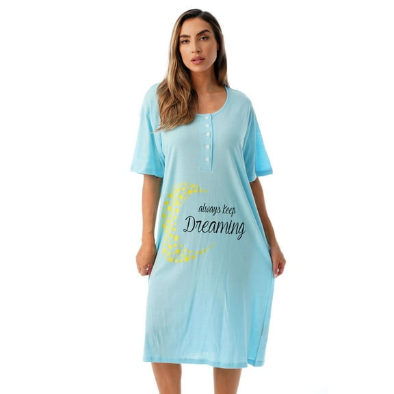 Just Love Short Sleeve Nightgown Sleep Dress for Women