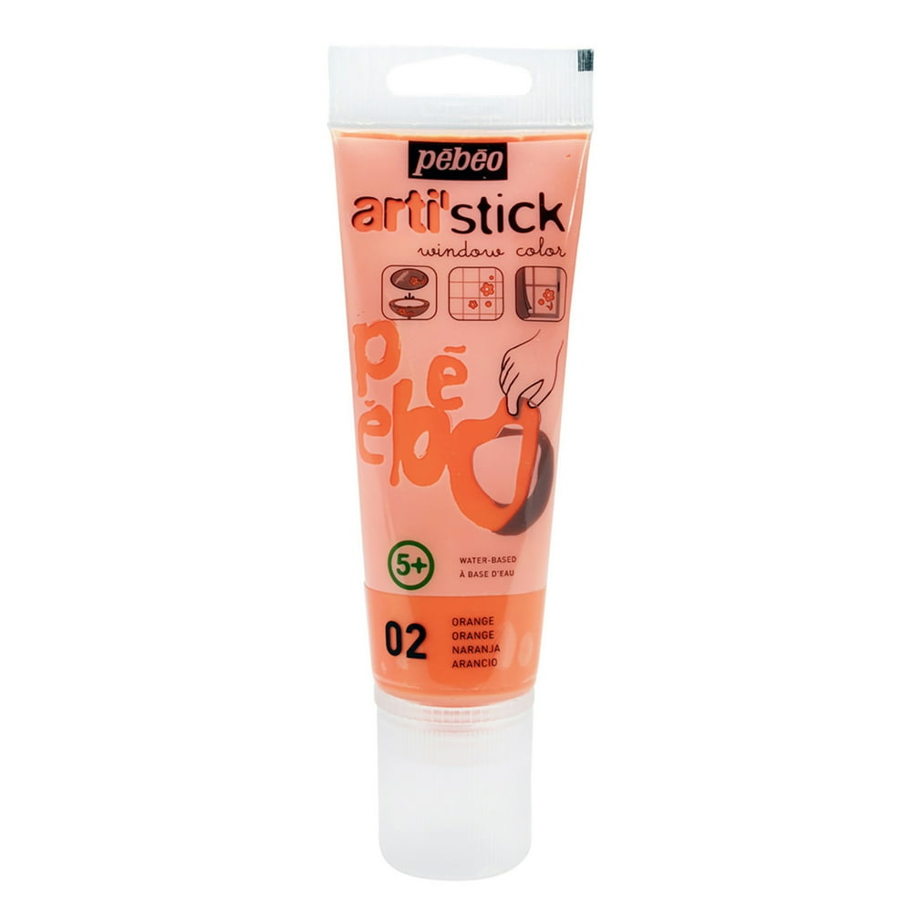 Pebeo Arti�Stick Window Color, 75ml Tube, Orange - Walmart.com