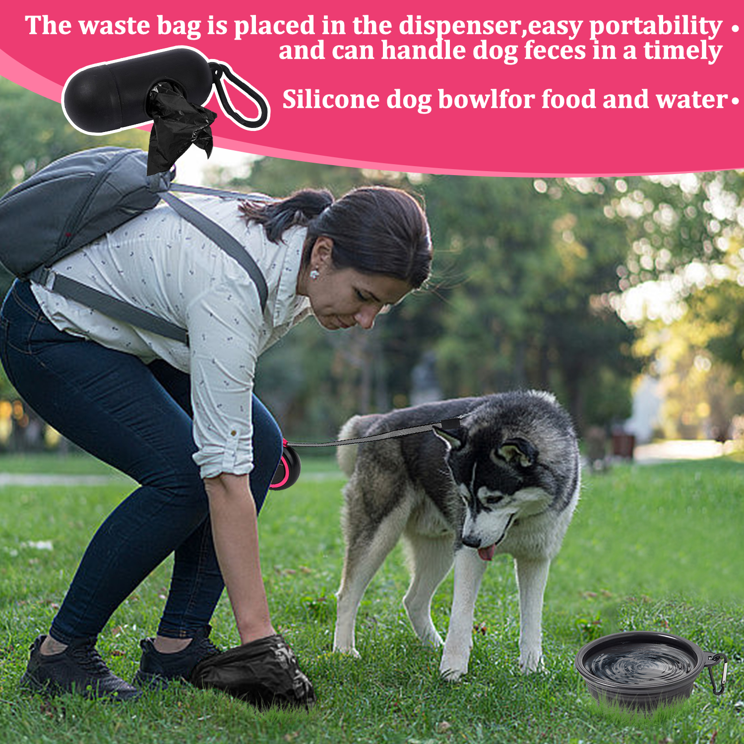 WEPSEN 4-Pack 26-Foot Retractable Dog Leash photo 7