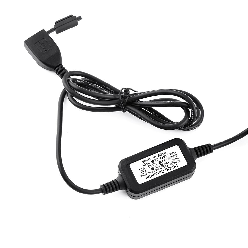 Motorcycle 12V-5V USB Mobile Phone Charger Power Adapter Socket Waterproof